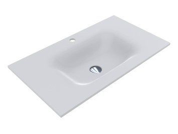 Умывальник на тумбу JESSEL 12,4*80*45 Mirasoft Белый 0001090 15499 фото