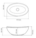 Умивальник (раковина) VBI PARMA LIGHT STONE MATT накладний VBI-011006 VBI-011006 фото 3