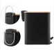 Корзина для мусора YOKA MOBY BLACK BAMBOO 5л. для ванной комнаты CH.MOBY-5-BLK фото 7