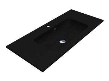 Умывальник на тумбу DELLA 13,4*100,1*45,1 Черный 8813462 15704 фото