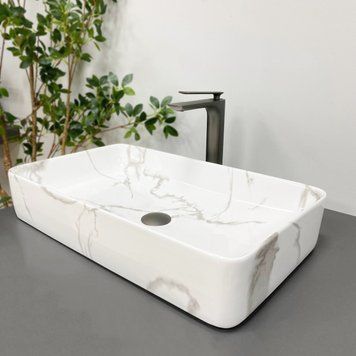 Умывальник (раковина) VBI TRIEST MARBLE накладной VBI-012711 фото