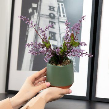 Искусственное растение в горшке 23 СМ МВМ DH-FLOWERS-21 DH-FLOWERS-21 фото