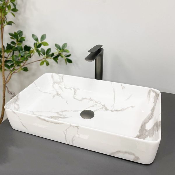 Умывальник (раковина) VBI TRIEST MARBLE накладной VBI-012711 фото