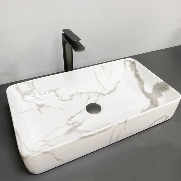 Умывальник (раковина) VBI TRIEST MARBLE накладной VBI-012711 фото