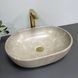 Умивальник (раковина) VBI MODENA S BEIGE STONE MATT накладний VBI-012003 VBI-012003 фото 2