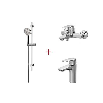 Комплект смесителей для ванной комнаты AM.PM F90E02100/F90E10000/F0190000 Gem F90E02100/F90E10000/F0190000 фото