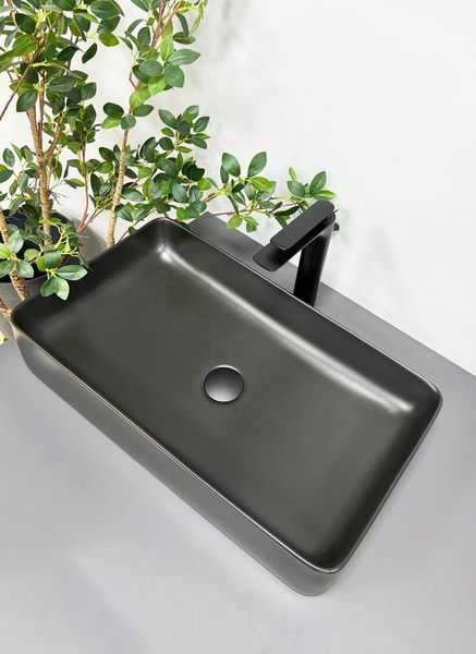 Умывальник (раковина) VBI TRIEST BLACK MATT накладной VBI-012701 VBI-012701 фото