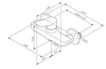 Смеситель для душа AM.PM F85A20000 X-Joy F85A20000 фото