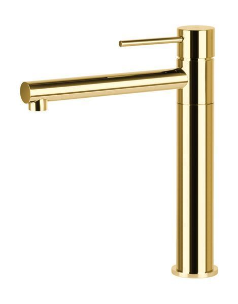 Змішувач для кухні CORSAN LUGO GOLD золота з рухомим носиком CMB7521GL CMB7521GL фото