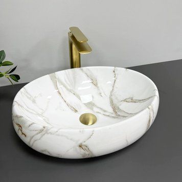 Умивальник (раковина) VBI VENETO LAVA GLOSSY накладний VBI-012804 VBI-012804 фото