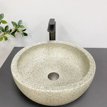 Умывальник (раковина) VBI CORRIDONIA BEIGE STONE MATT накладной VBI-016100 фото