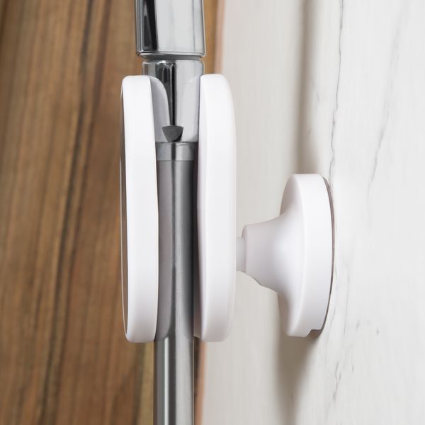 Держатель для душевой лейки клеящийся МВМ BP-27 WHITE/GRAY BP-27 фото
