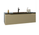 Тумба MARSAN MARTIN NEW 1100 Вариант №4 + Раковина R25 стеклянная Квадро/Елис 1100 MARTIN-NEW-V4-TUS1100B фото