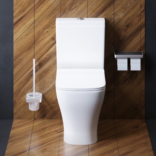 Унитаз-компакт безободковый с сиденьем микролифт Damixa Titan DX78C8600SC DX78C8600SC фото