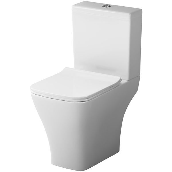 Унитаз-компакт безободковый с сиденьем микролифт Damixa Titan DX78C8600SC DX78C8600SC фото