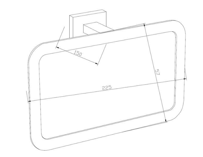 Рушникотримач кільце MEXEN ARNO WHITE MEX-7020732-20 MEX-7020732-20 фото