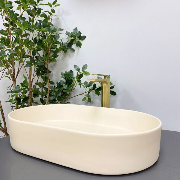 Умивальник (раковина) VBI VERONA 60 BEIGE MATT накладний VBI-011323 VBI-011323 фото