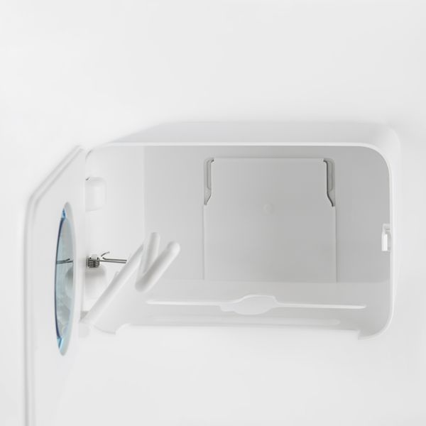 Держатель для туалетной бумаги с отверстием для аромасаше МВМ BP-41 WHITE/GRAY BP-41 фото