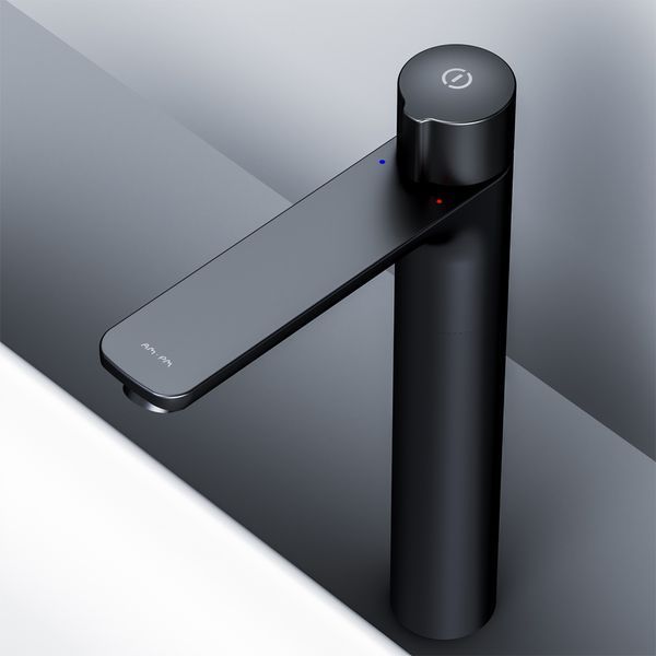 Змішувач для умивальника високий AM.PM X-Joy TouchReel F85A92522 чорний F85A92522 фото