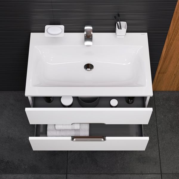 Тумба з раковиною підвісна, 80 см AM.PM M70-FUX0802-WC0802-38 Spirit M70-FUX0802-WC0802-38 фото