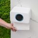 Держатель для туалетной бумаги с отверстием для аромасаше МВМ BP-41 WHITE/GRAY BP-41 фото 1