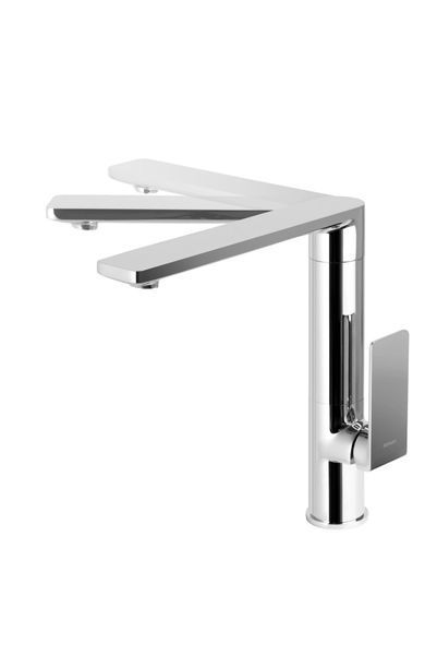 Змішувач для кухні CORSAN TRINO CHROME хром з рухомим носиком CMB7121CH CMB7121CH фото