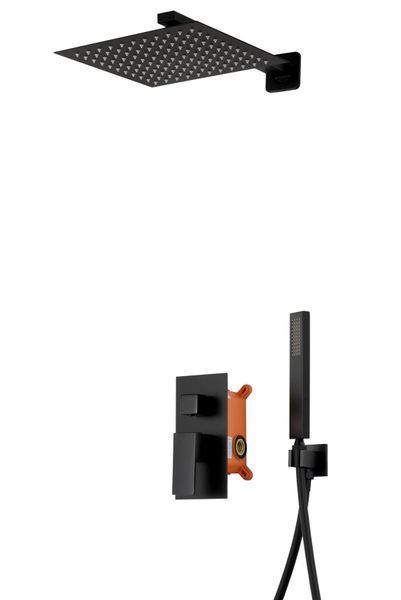 Душова система CORSAN ADOUR BLACK + BOX прихованого монтажу Z01MBL Z01MBL фото