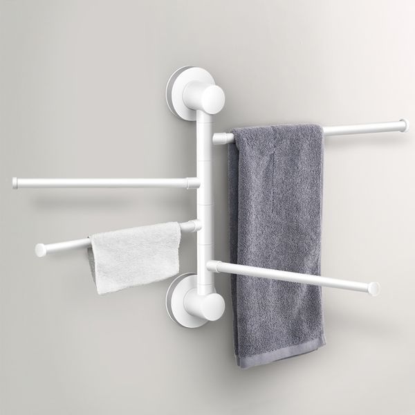 Держатель для полотенец клеящийся МВМ BP-28 WHITE/GRAY BP-28 фото