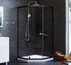 Душова кабіна 90x90 см Am.Pm Gem 5-corner Pivot W90UG-405-090BT (без піддону скло прозоре, профіль чорний матовий) W90UG-405-090BT фото 3