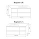 Тумба MARSAN NIKOLET 1300 вариант №2 L/R+ умывальник акриловый камень (матовый) NIKOLET-V2-TUAK130 фото 5