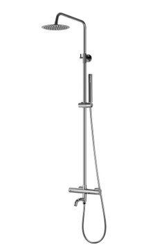 Душевой гарнитур CORSAN LUGO CHROME с термостатом и изливом * CMN01TCHW фото