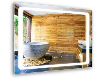 Світлодіодне LED дзеркало Aquarius Modena 100*70 1842932262 фото