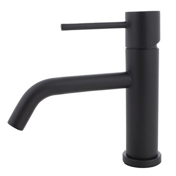 Змішувач для раковини (умивальника) YOKA MOLI 24 BLACK чорний низький BU.MOLI-24-BLK BU.MOLI-24-BLK фото