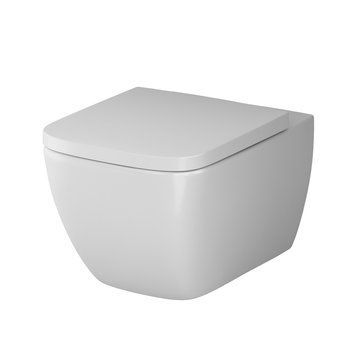 Безобідковий підвісний унітаз Am.Pm Spirit V2.0 Square FlashClean C701701SC (з сидінням) C701701SC фото
