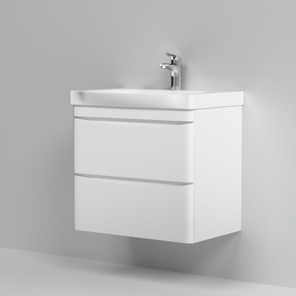 Тумба с раковиной подвесная, 65 см AM.PM M80-FHX0652-WC0652-38 Like M80-FHX0652-WC0652-38 фото