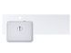 Умывальник на тумбу FONTANA L 16*104,4*45 Глянец Белый 0000518 15662 фото 2