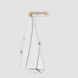 Вешалка на 3 крючка МВМ HP-01/3 White/Wood HP-01/3 фото 3