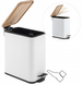 Корзина для мусора YOKA MOBY WHITE BAMBOO 5л. для ванной комнаты CH.MOBY-5-WHT фото 6