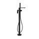Смеситель для ванны CORSAN TRINO BLACK MATT напольный CMB7159BL CMB7159BL фото 2