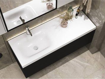 Умывальник над стиральной машиной JESSEL L 12,4*120*45 Глянец Белый 0001057 15555 фото