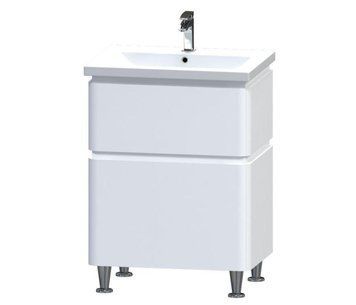 Тумба Aquarius Modena 100 см на ніжках з умивальником Plaza 100 1842982273 фото