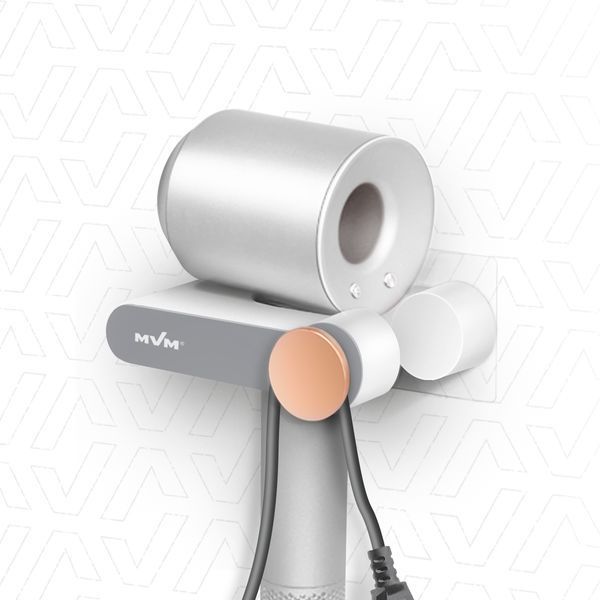 Держатель для фена клеящийся МВМ BP-32 BP-32 WHITE/GRAY BP-32 фото