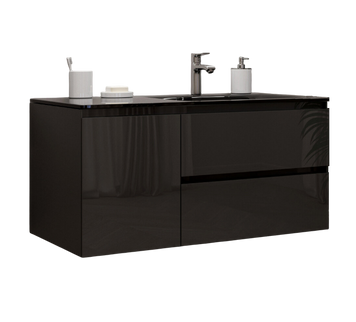 Тумба MARSAN NIKOLET 1200 вариант 3 L/R+ умывальник акриловый камень (матовый) NIKOLET-V3-TUAK120 фото