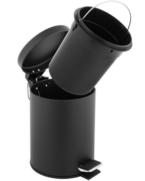 Корзина для мусора YOKA LABI BLACK 3л. для ванной комнаты CH.LABI-BLK CH.LABI-BLK фото
