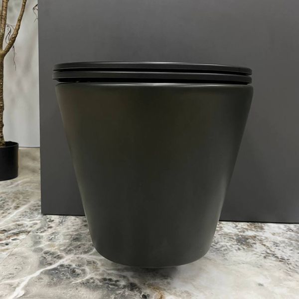 Подвесной унитаз VBI LEVANZO BLACK MATT VBI-020201 фото
