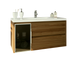 Тумба с умывальником MARSAN ALEXIS WOOD 1200 Вариант-2 GLASS ALEXISWOOD -TU1200-V2G фото 1