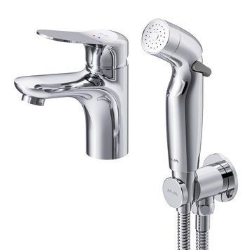 Смеситель для раковины с гигиеническим душем AM.PM F85C03000 Sunny F85C03000 фото