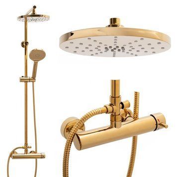 Душевой гарнитур YOKA DUBAJ 23 GOLD BP.DUBAJ23-GLD фото