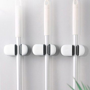 Держатель для швабры клеящийся МВМ BP-35 WHITE BP-35 фото