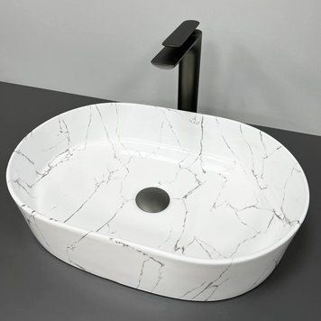 Умивальник (раковина) VBI VERONA 50 MARMO GLOSSY накладний VBI-011313 VBI-011313 фото